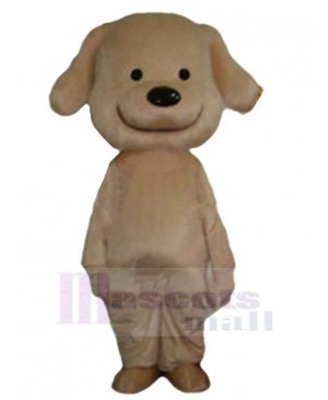 High Quality Smiling Brown Dog Mascot Costume Animal