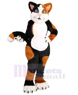 Beautiful Brown and Black Cat Mascot Costume Animal