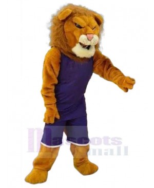 Fierce Lion Mascot Costume Animal Adult