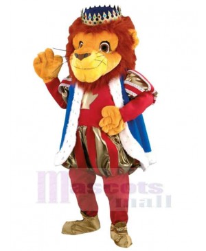 Luxury King Lion Mascot Costume Animal