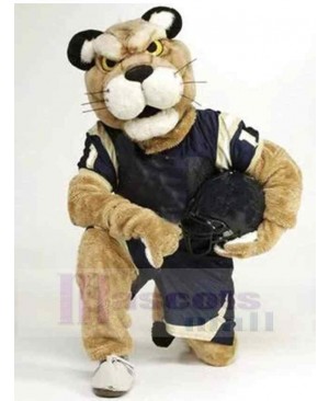 Superb Golden Panther Mascot Costume Animal