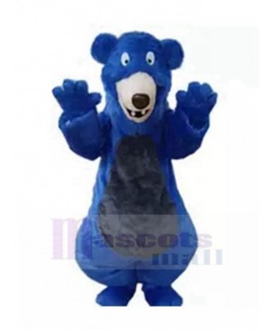 Hot Sale Dark Blue Bear Mascot Costume Animal