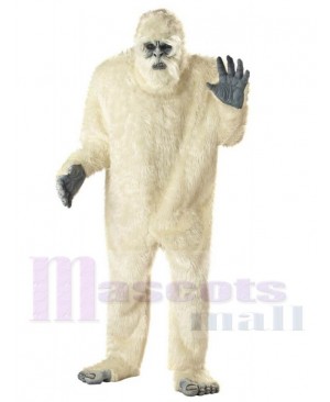 Abominable Snowman Mascot Costume Cartoon