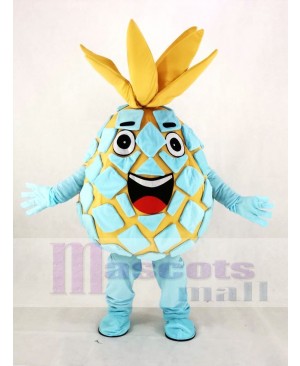 Aqua Pineapple Pete Fruit Mascot Costume Cartoon