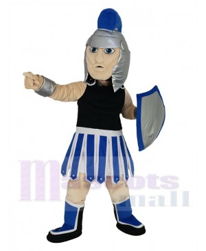 Blue Knight Mascot Costume People