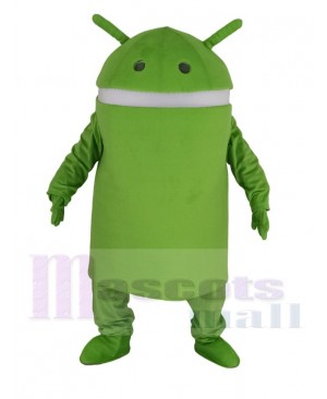 Green Android Robot Mascot Costume