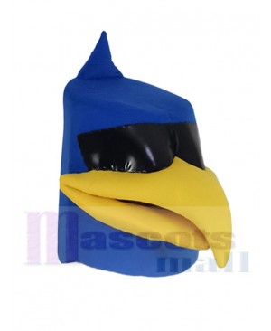 Blue Bird Mascot Costume Animal Head Only