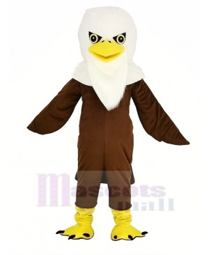 Brown Long Wool Eagle Mascot Costume Animal