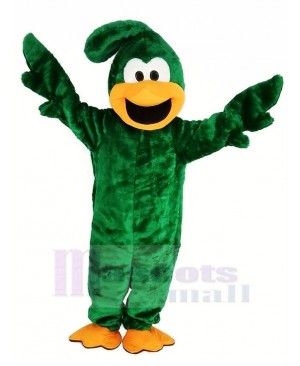 Green Roadrunner Bird Mascot Costume