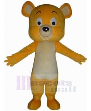 Cartoon Yellow Bear Mascot Costume For Adults Mascot Heads