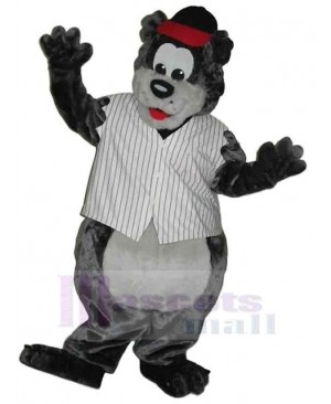 Customized Grey Bear Mascot Costume Animal