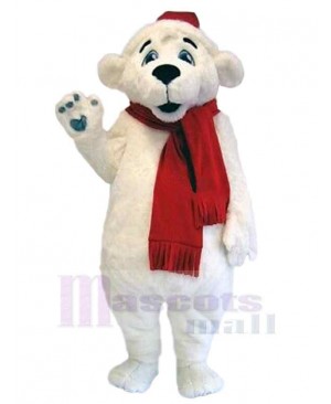 Lovely Polar Bear Mascot Costume For Adults Mascot Heads