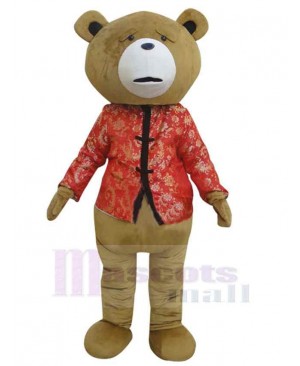 Tang Suit Teddy Bear Mascot Costume For Adults Mascot Heads