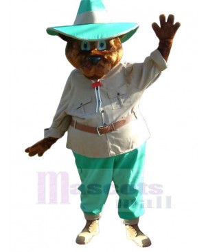 Bear Explorer Mascot Costume Animal