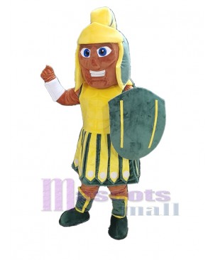 Powerful Spartan Mascot Costume People