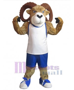 Sporty Ram Mascot Costume Animal