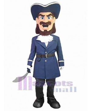 Solemn Pirate Mascot Costume People